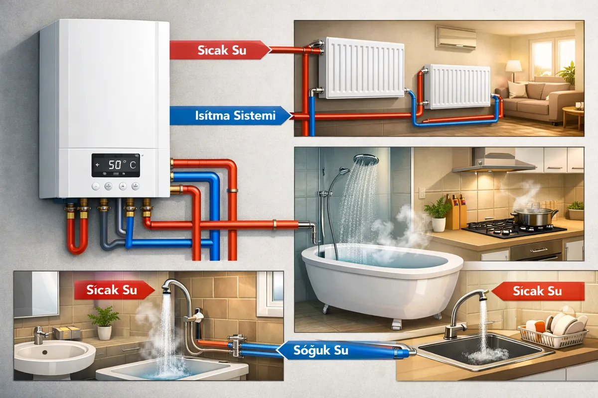 İstanbul kombi yeri değiştirme ve kombi yer değişikliği hizmeti